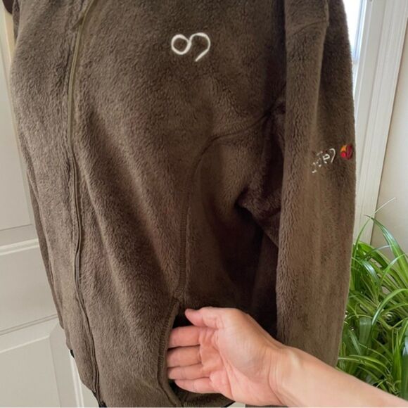 Degre 7 Women's Full Zip Fleece Coats&Jacket Dark Brown (Size L) - Picture 5 of 12